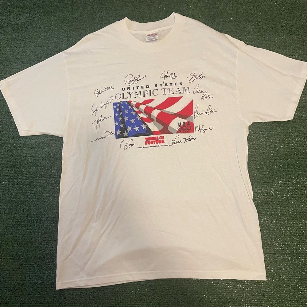 Vintage 1996 single stitch United States Olympics Team Shirt - XL - Picture 1 of 6